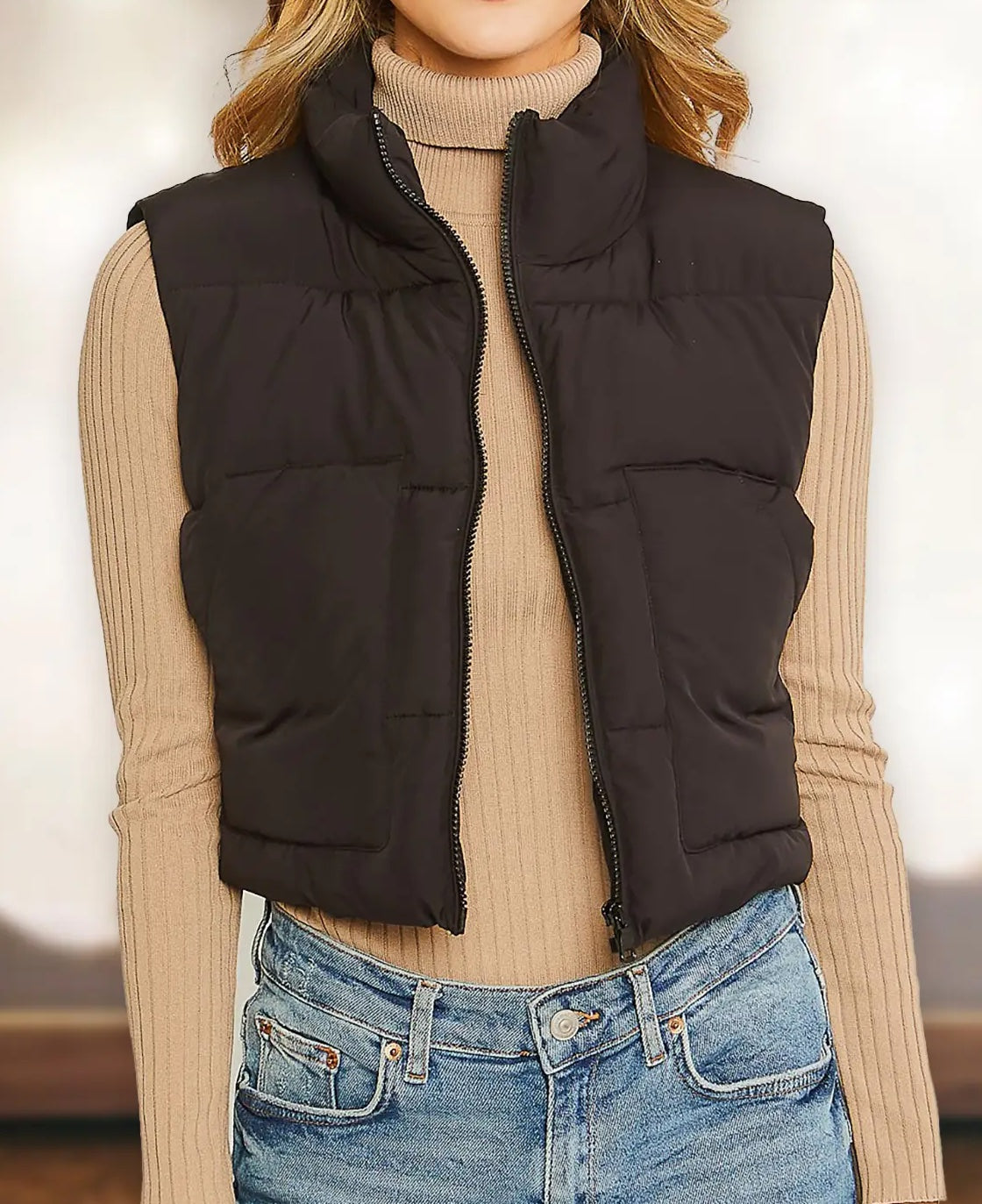 Puffer Vest Reversible