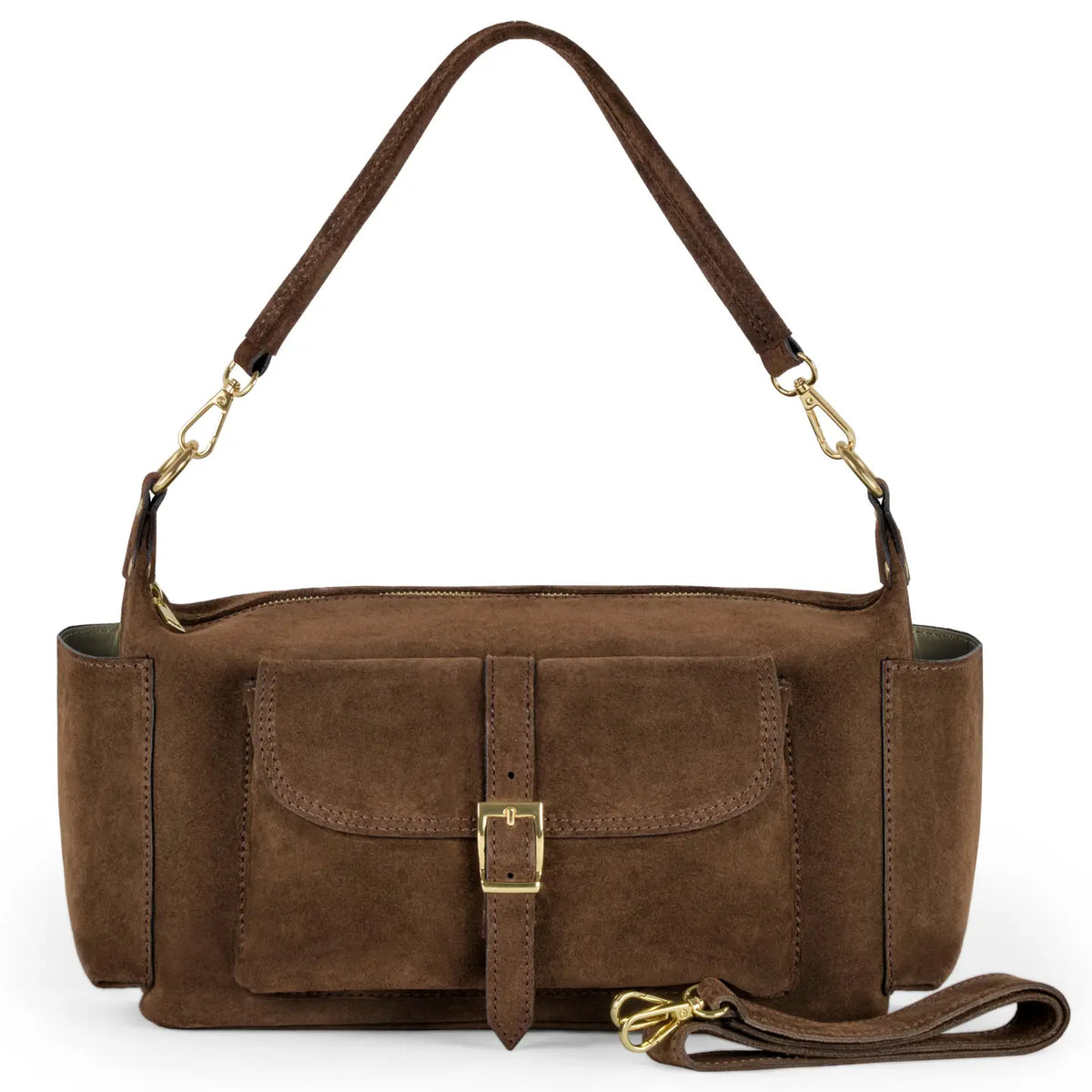 Suede Shoulder Bag