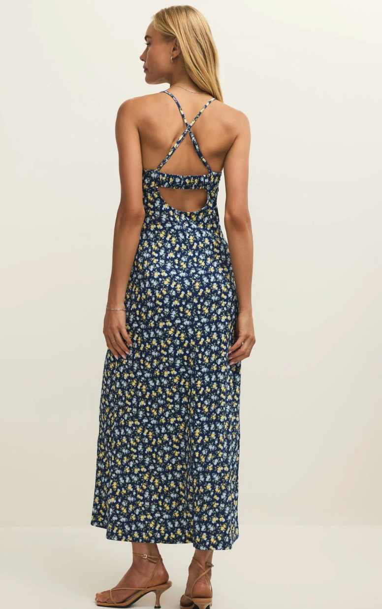 FLORAL MIDI DRESS