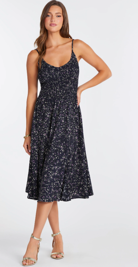 Jacqueline Smocked Bodice Dress