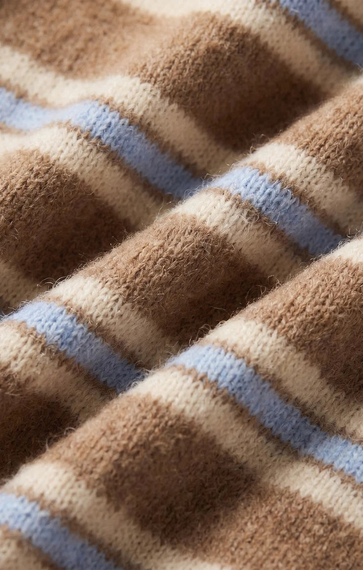 COZY STRIPE CARDIGAN