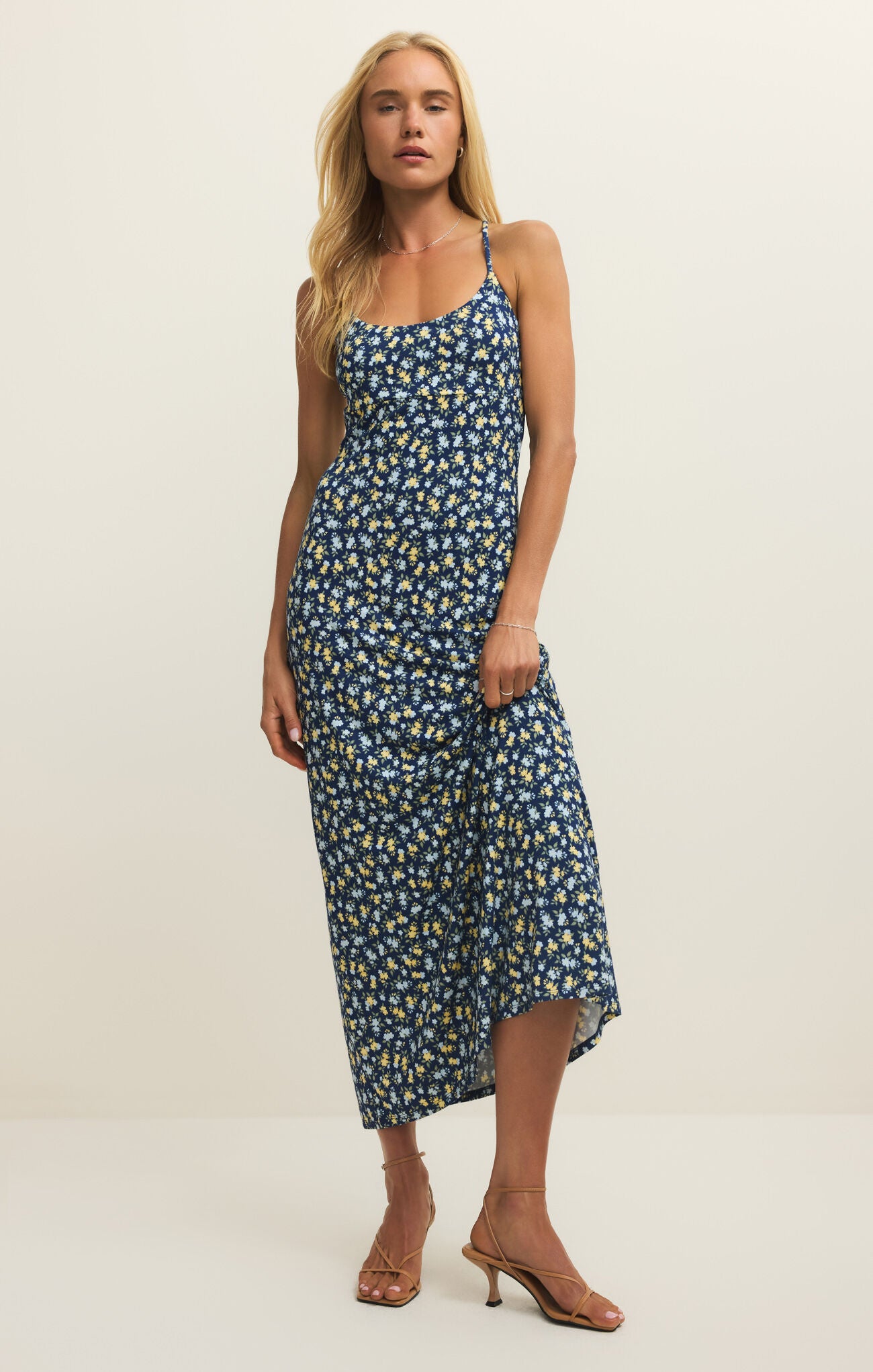 FLORAL MIDI DRESS
